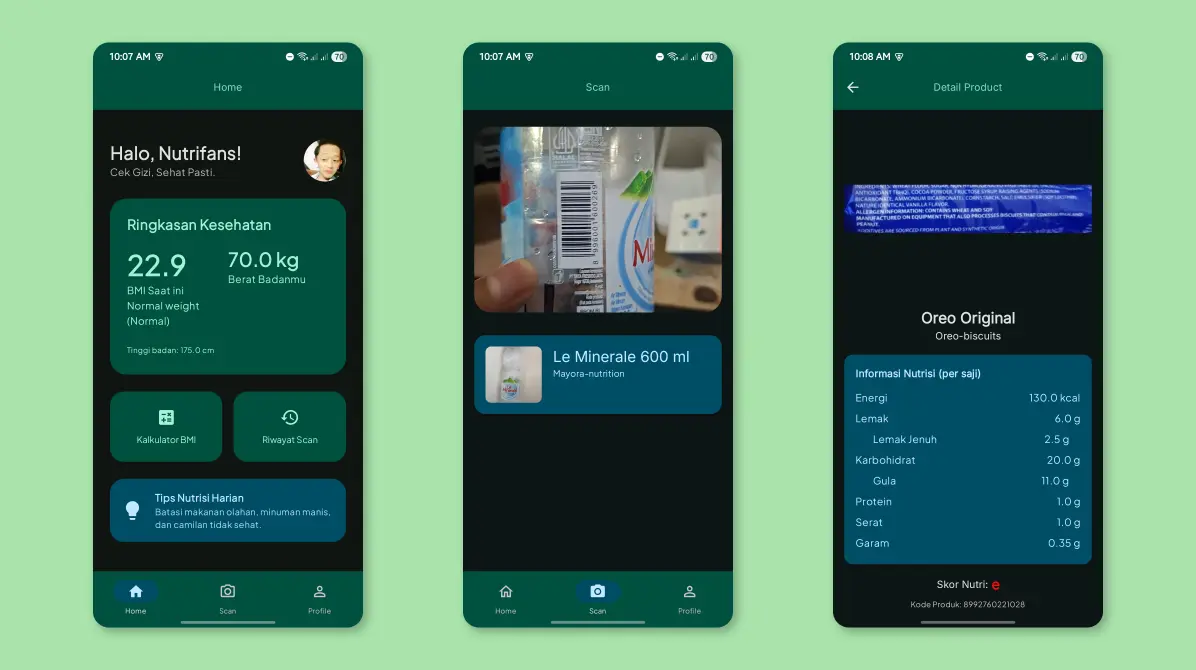 NutriVision Android App